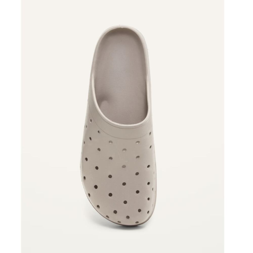 Old Navy Women's Cream Perforated‎ Clog Shoes Size 9 - Picture 2 of 5